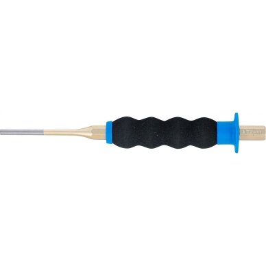 Išmušėjas bukas, neslidi ergonomiška rankena, 180 mm. 4 mm. 2 Išmušėjas bukas, neslidi ergonomiška rankena, 180 mm. 4 mm. 2