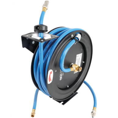 Ištraukiama automatinė oro žarnos ritė, 15m. Ištraukiama automatinė oro žarnos ritė, 15m.