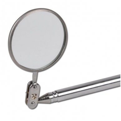 Ištraukiami veidrodėlis Ø 50mm su magnetu, išsitraukia iki 412 mm 1