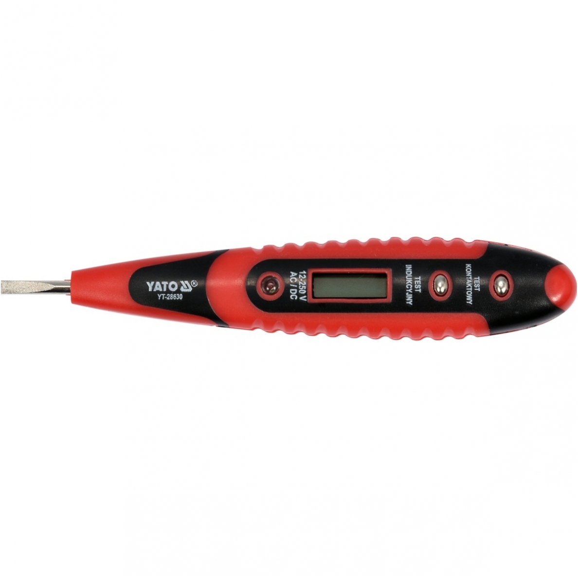 Įtampos testeris skaitmeninis AC-DC 12-220V 3 Įtampos testeris skaitmeninis AC-DC 12-220V 3