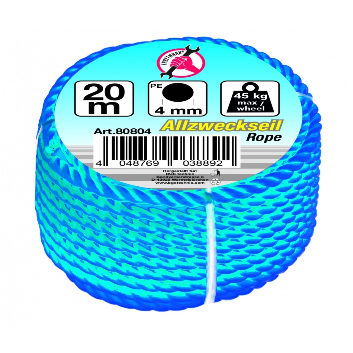Universali virvė 4mm. x 20m. 80804 3