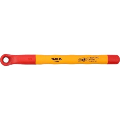 Izoliuotas veržliaraktis elektrikui kilpinis 6mm. VDE