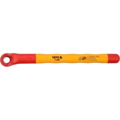 Izoliuotas veržliaraktis elektrikui kilpinis 7mm. VDE