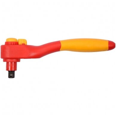 Izoliuota terkšlė elektrikui VDE, 200mm. 3/8" 1