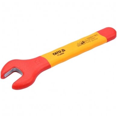 Izoliuotas veržliaraktis elektrikui atviru galu 12mm. VDE 1 Izoliuotas veržliaraktis elektrikui atviru galu 12mm. VDE 1