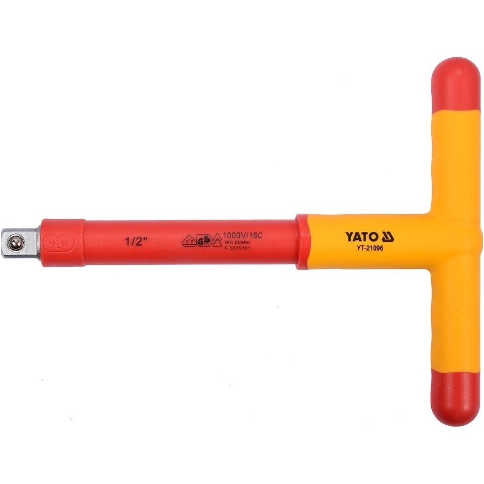 Izoliuota rankena elektrikui T-tipo 200mm, 1/2" VDE