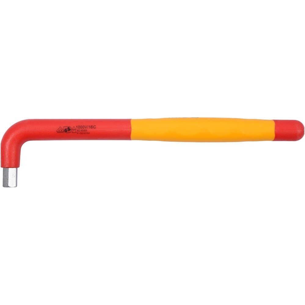 Izoliuotas raktas L-tipo 6-kampis 10mm. VDE Izoliuotas raktas L-tipo 6-kampis 10mm. VDE
