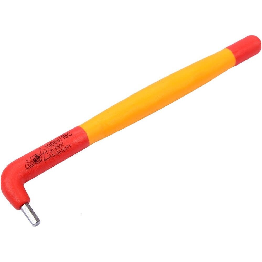 Izoliuotas raktas L-tipo 6-kampis 3mm. VDE 1 Izoliuotas raktas L-tipo 6-kampis 3mm. VDE 1