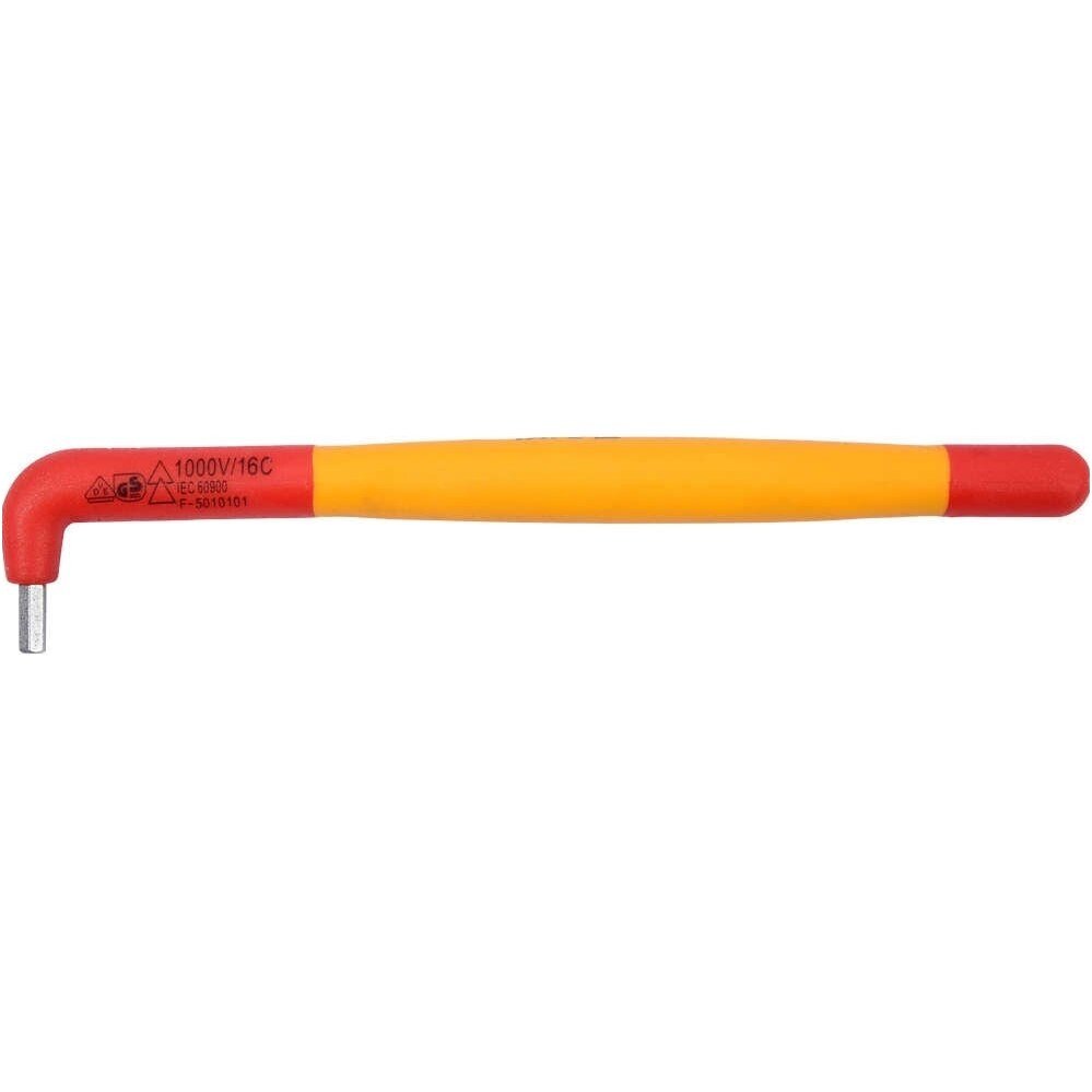 Izoliuotas raktas L-tipo 6-kampis 3mm. VDE