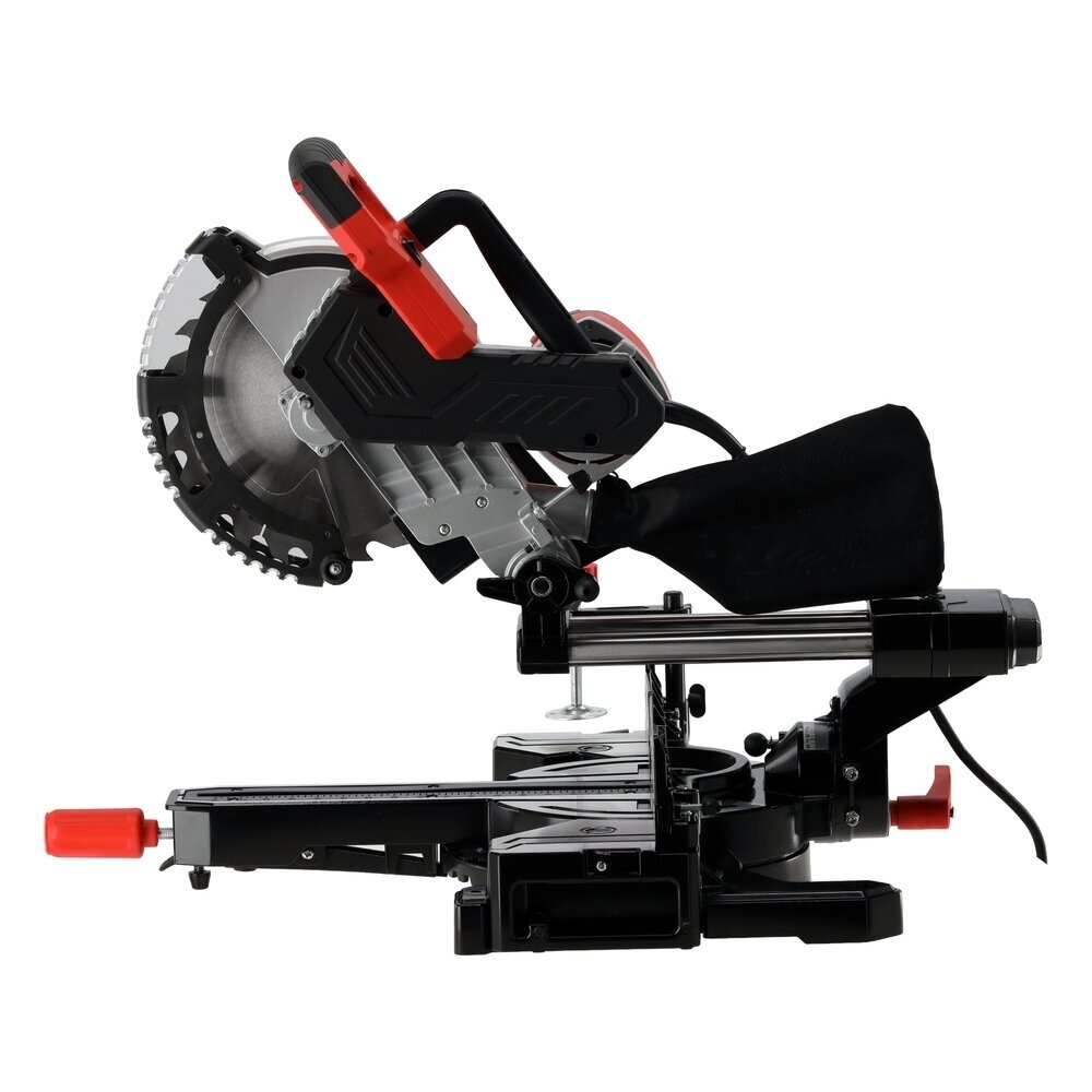 Kampinis skersinio pjovimo pjūklas 2000 W Ø255 mm. su lazeriu ir slankiojančia galva 3 Kampinis skersinio pjovimo pjūklas 2000 W Ø255 mm. su lazeriu ir slankiojančia galva 3