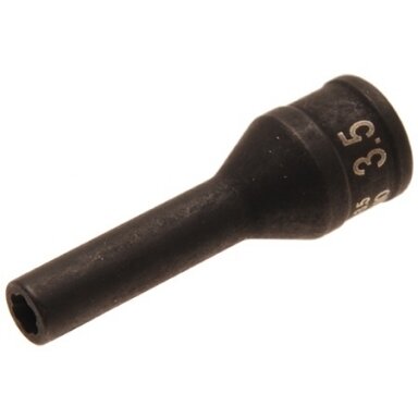 Kaitinimo žvakės elektrodo ištraukimo/išsukimo galvutė 1/4", 3.6 mm Kaitinimo žvakės elektrodo ištraukimo/išsukimo galvutė 1/4", 3.6 mm