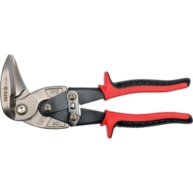Kampinės žirklės skardai 90 ° kairinės 225mm Kampinės žirklės skardai 90 ° kairinės 225mm
