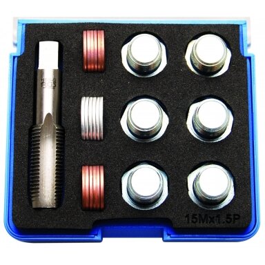 Karterio tepalo išleidimo varžtų rem.komplektas M15x1.5 Karterio tepalo išleidimo varžtų rem.komplektas M15x1.5