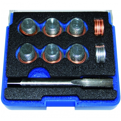Karterio tepalo išleidimo varžtų rem.komplektas M14x1.25" Karterio tepalo išleidimo varžtų rem.komplektas M14x1.25"