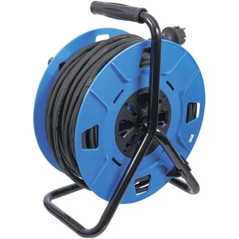 Kabelinė ritė 50m. 3 x 1,5mm² 4 lizdai su sandarinimo dangteliu IP 44 3500 W 2 Kabelinė ritė 50m. 3 x 1,5mm² 4 lizdai su sandarinimo dangteliu IP 44 3500 W 2