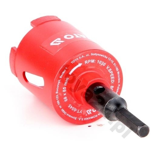 Karūna deimantinė, skersmuo 68MM 2 Karūna deimantinė, skersmuo 68MM 2