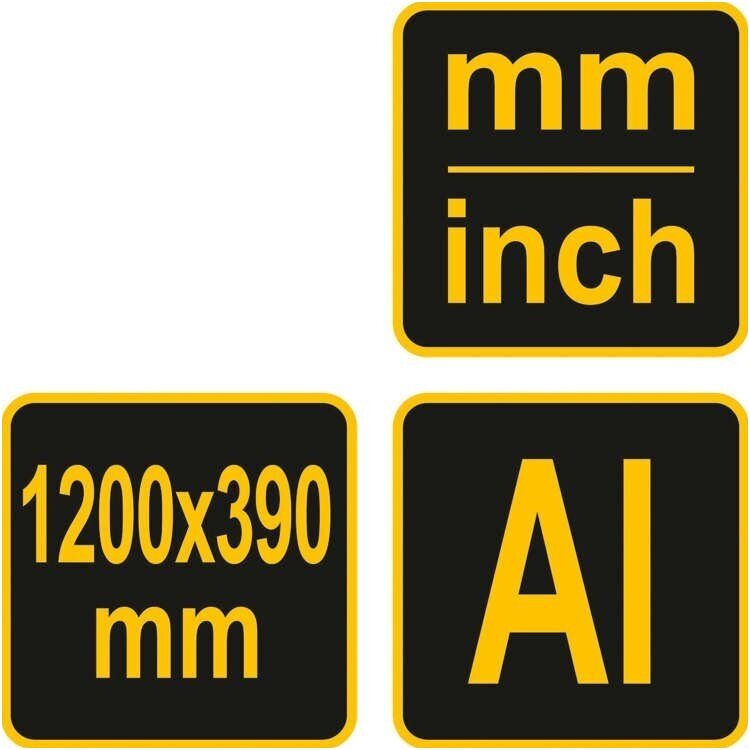 Kampainis aliuminis 1200mm. 1