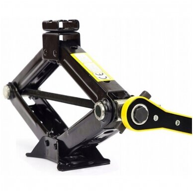 Keltuvas mechaninis trapecinis su specialiu terkšliniu raktu 100 - 420mm. 2T. 1 Keltuvas mechaninis trapecinis su specialiu terkšliniu raktu 100 - 420mm. 2T. 1