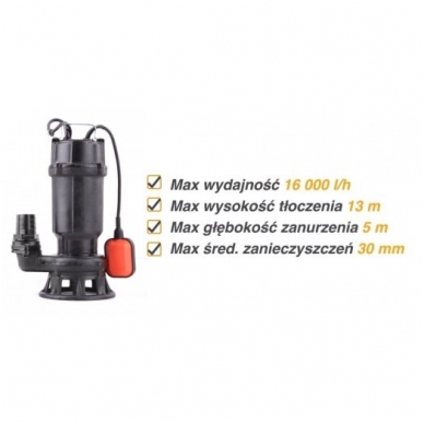 Ketaus siurblys 750W su malūnėliu 3 Ketaus siurblys 750W su malūnėliu 3
