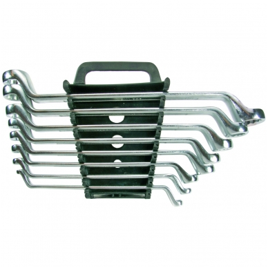Kilpinių raktų komplektas 8vnt. 6x7-20x22mm. Kilpinių raktų komplektas 8vnt. 6x7-20x22mm.