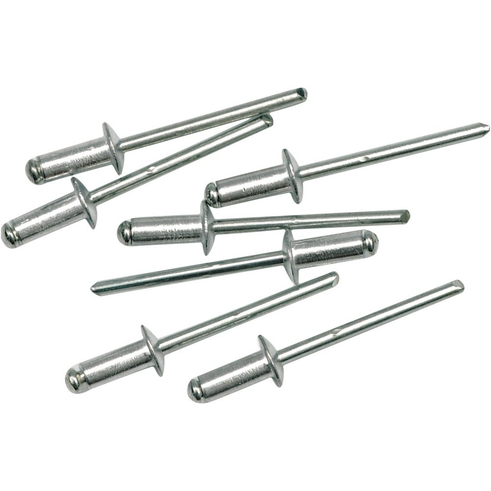 Kniedės aliumininės 50vnt 12,7 x 4,0 mm Kniedės aliumininės 50vnt 12,7 x 4,0 mm