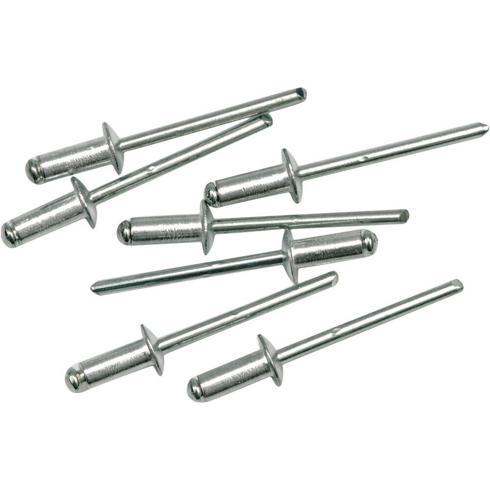 Kniedės aliumininės 9,6 x 4,0mm. 50 vnt.