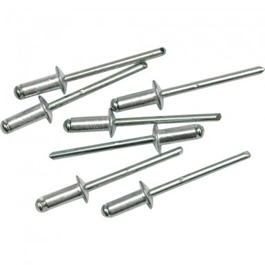 Kniedės aliumininės 50vnt 12,7 x 4,0 mm