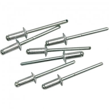 Kniedės aliumininės 6,4 x 4,8mm. 50vnt.