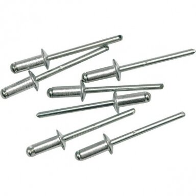 Kniedės aliumininės 9,6 X 3,2mm./50vnt. Kniedės aliumininės 9,6 X 3,2mm./50vnt.