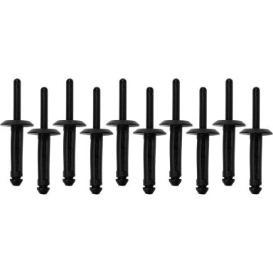Kniedės plastikinės 5,0 x 15,8mm. 10vnt.