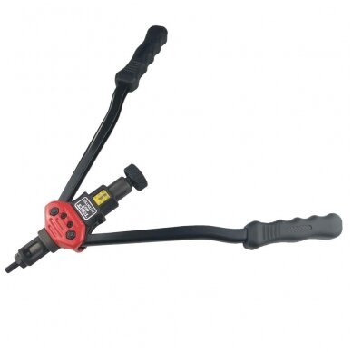 Kniediklis srieginėms kniedėms lagaminas M3-M12 410mm. 2 Kniediklis srieginėms kniedėms lagaminas M3-M12 410mm. 2