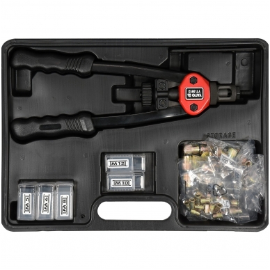 Kniediklis srieginėms kniedėms M5, M6, M8, M10, M12, 330mm ilgio Kniediklis srieginėms kniedėms M5, M6, M8, M10, M12, 330mm ilgio