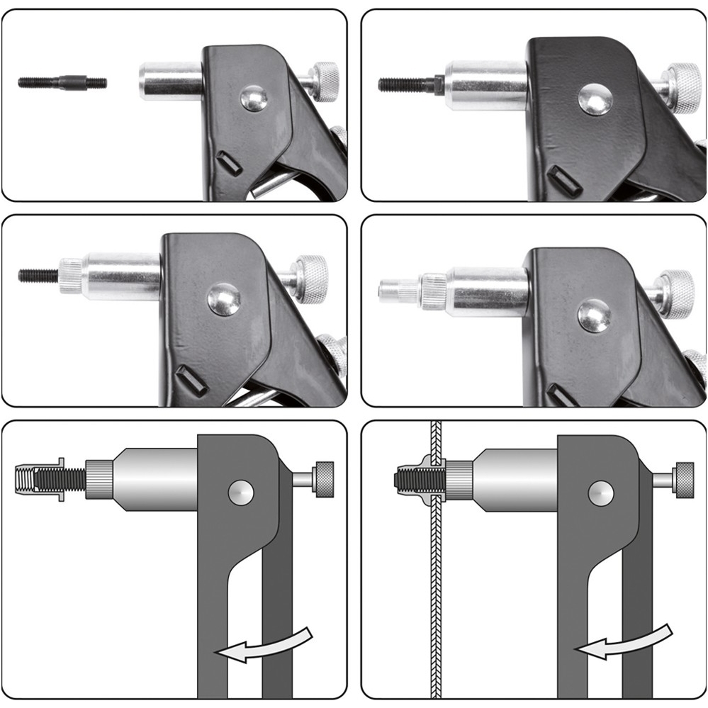 Kniediklis srieginėms knienėms M3-M6 3 Kniediklis srieginėms knienėms M3-M6 3