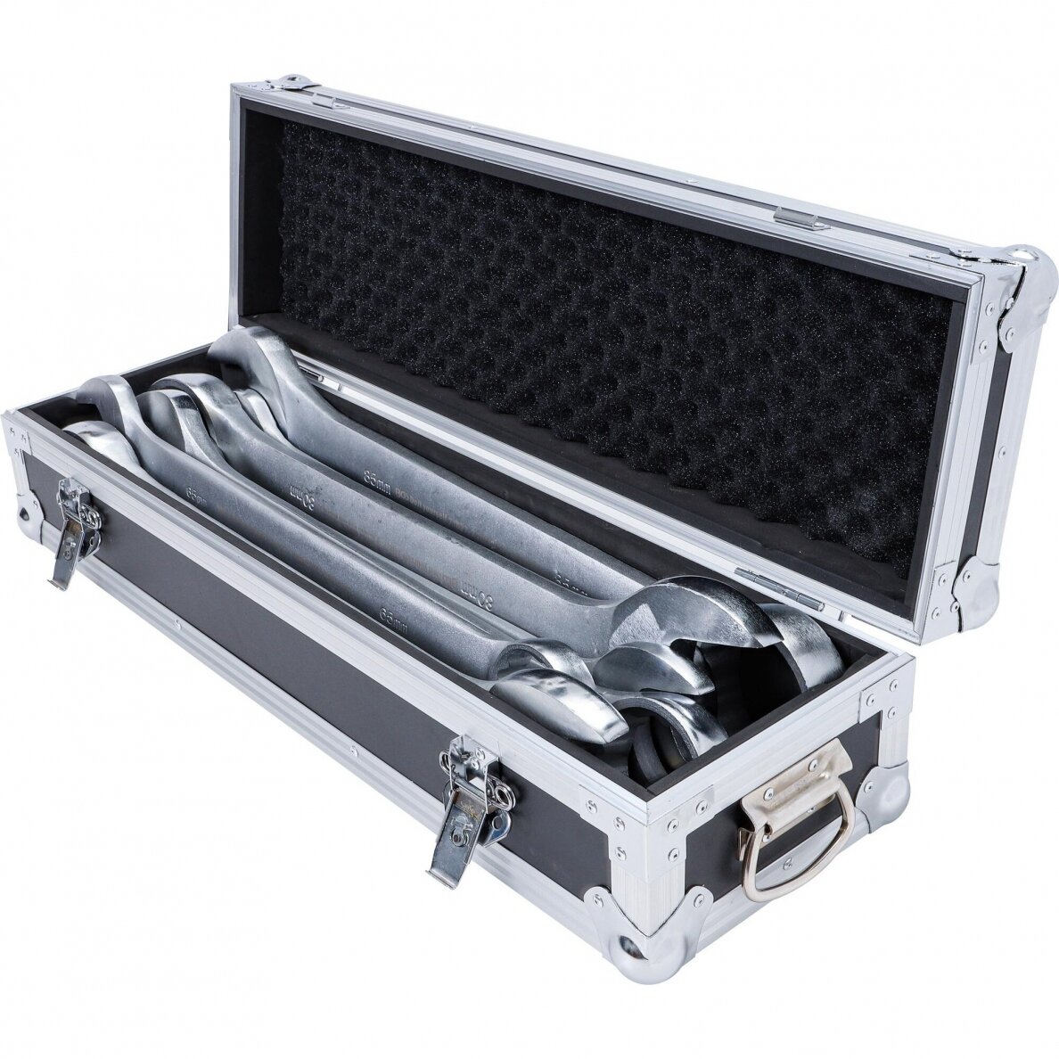 Kombinuotų veržliarakčių rinkinys XXL 55 - 85 mm. 7vnt. 2 Kombinuotų veržliarakčių rinkinys XXL 55 - 85 mm. 7vnt. 2