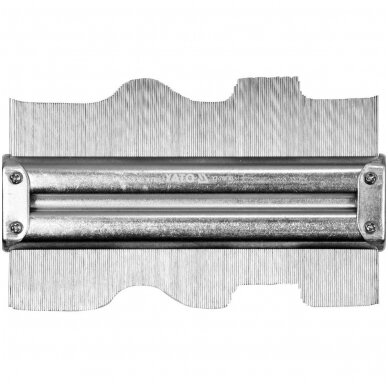 Kontūrų matuoklis metalinis 150mm. Kontūrų matuoklis metalinis 150mm.