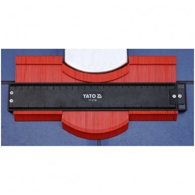 Kontūrų matuoklis/šablonas/trafaretas profiliams 260mm. 1 Kontūrų matuoklis/šablonas/trafaretas profiliams 260mm. 1