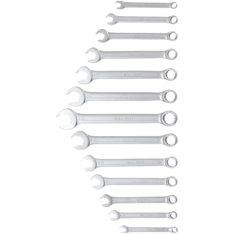 Kombinuotų raktų rinkinys atviras galas su terkšlės funkcija 8 - 21mm. 13vnt. 3 Kombinuotų raktų rinkinys atviras galas su terkšlės funkcija 8 - 21mm. 13vnt. 3