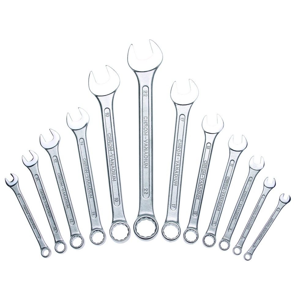 Kombinuotų raktų rinkinys 12vnt. DIN 3113, 6-22mm. 2 Kombinuotų raktų rinkinys 12vnt. DIN 3113, 6-22mm. 2
