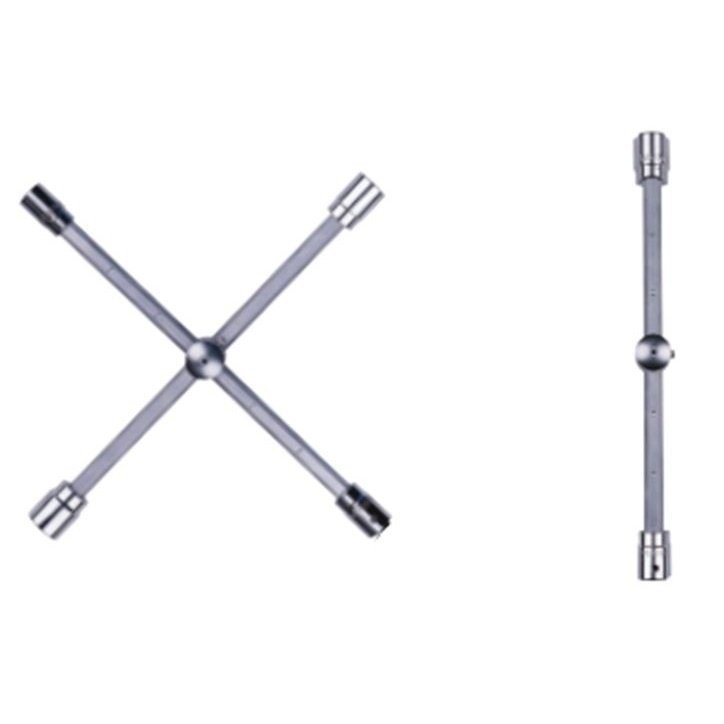 Kryžinis raktas | sudedamas/slankiojantis + 1/2" adapteris Kryžinis raktas | sudedamas/slankiojantis + 1/2" adapteris
