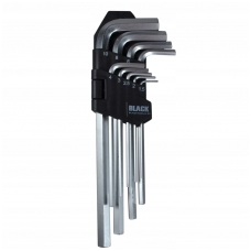 L tipo raktų rinkinys - ilgaI- hex šešiakampis 1,5 - 10 mm - 9 vnt.