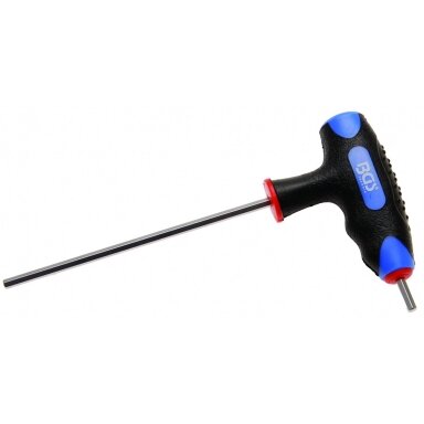 L tipo atsuktuvas HEX su rankena 4mm, 120mm.