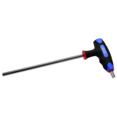 L tipo atsuktuvas HEX su rankena 7mm, 170mm.