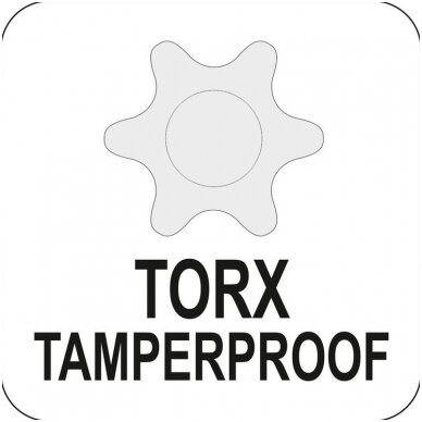 L tipo atsuktuvas TORX su rankena T27 3