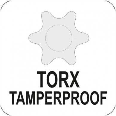L tipo atsuktuvas TORX su rankena T40 2 L tipo atsuktuvas TORX su rankena T40 2