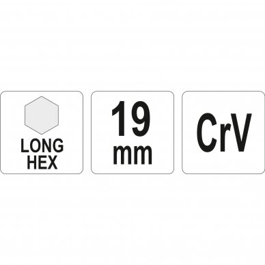 L tipo raktas ilgas hex šešiakampis 19,0mm. 1 L tipo raktas ilgas hex šešiakampis 19,0mm. 1