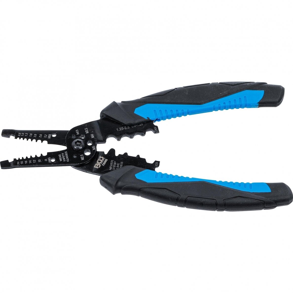 Laidų valymo ir presavimo replės 210mm. 2 Laidų valymo ir presavimo replės 210mm. 2