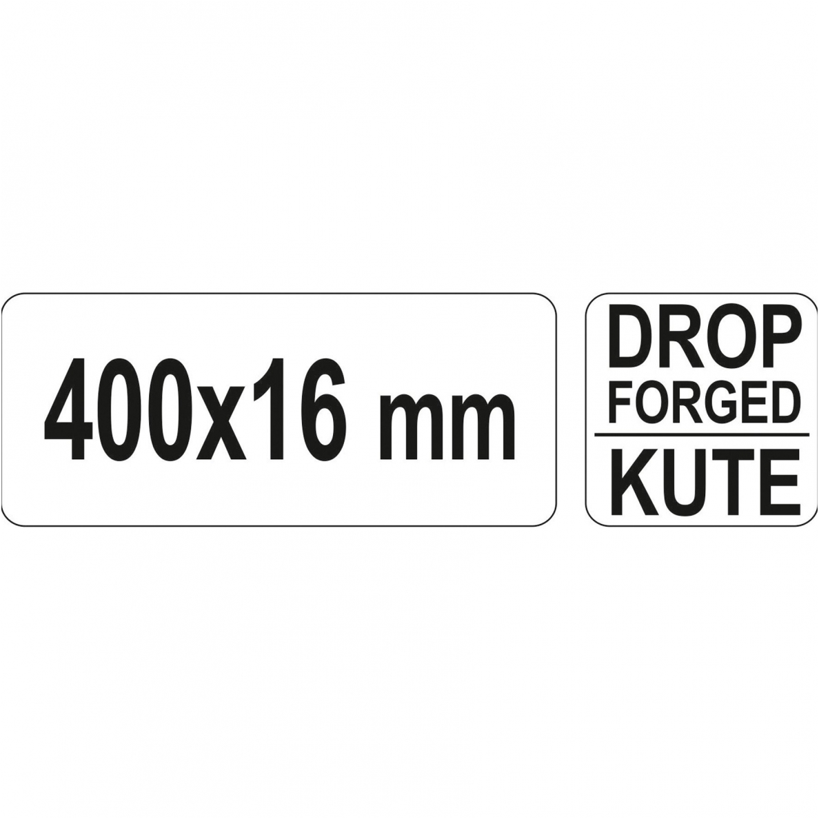 Laužtuvas šešiakampis 400X16 mm 1