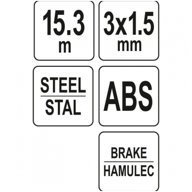 Laido-kabelio gidas - 15,3m. 2 Laido-kabelio gidas - 15,3m. 2