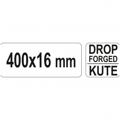 Laužtuvas šešiakampis 400X16 mm 1 Laužtuvas šešiakampis 400X16 mm 1
