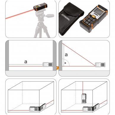 Lazerinis atstumo matuoklis - 0.05-40m. 3 Lazerinis atstumo matuoklis - 0.05-40m. 3